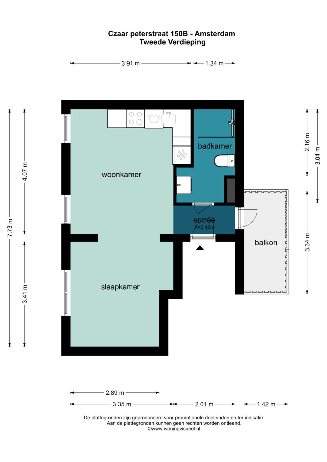 Photo 13 of Czaar Peterstraat 150-B