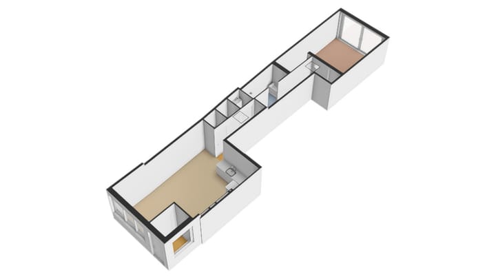 Tussenwoning te koop: Kerkstraat 16A, Bussum