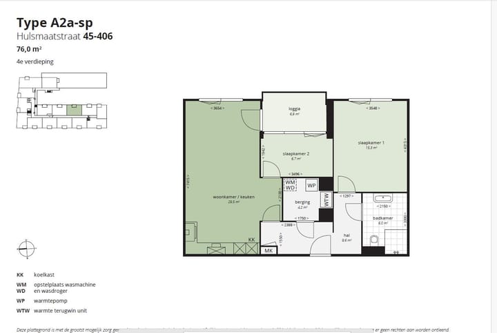 Foto 4 van Hulsmaatstraat 45-406
