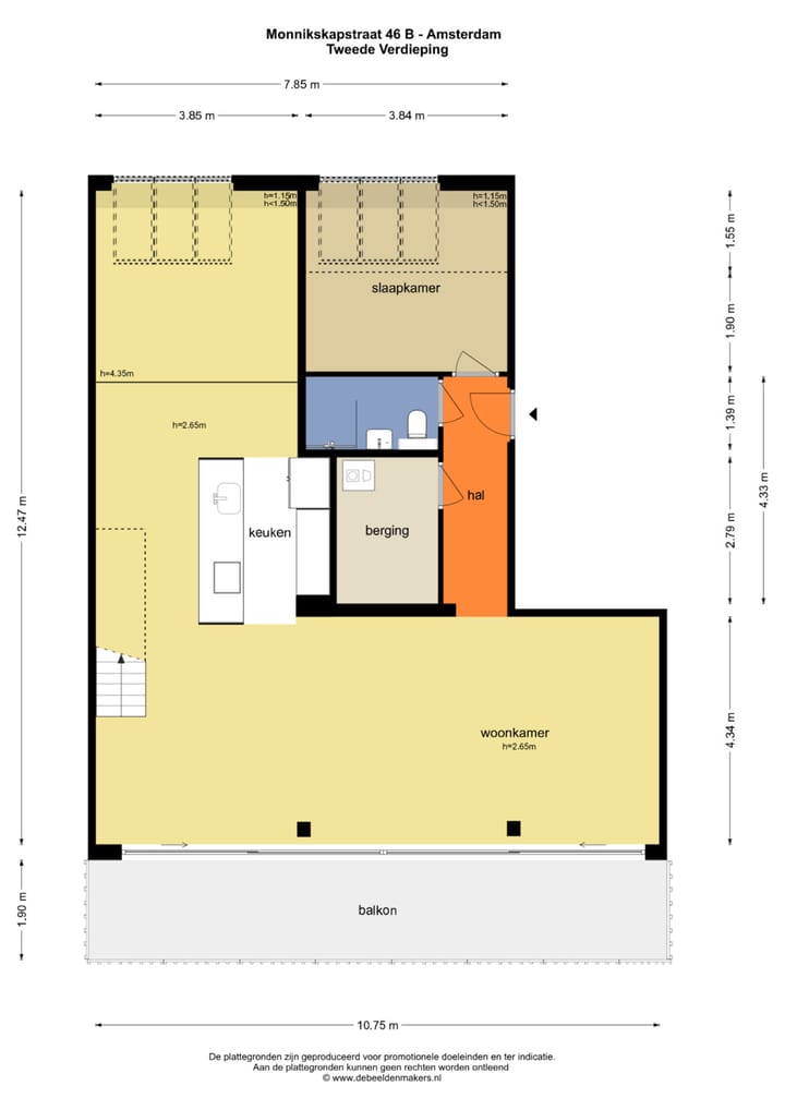 Foto 4 van Monnikskapstraat 46-B