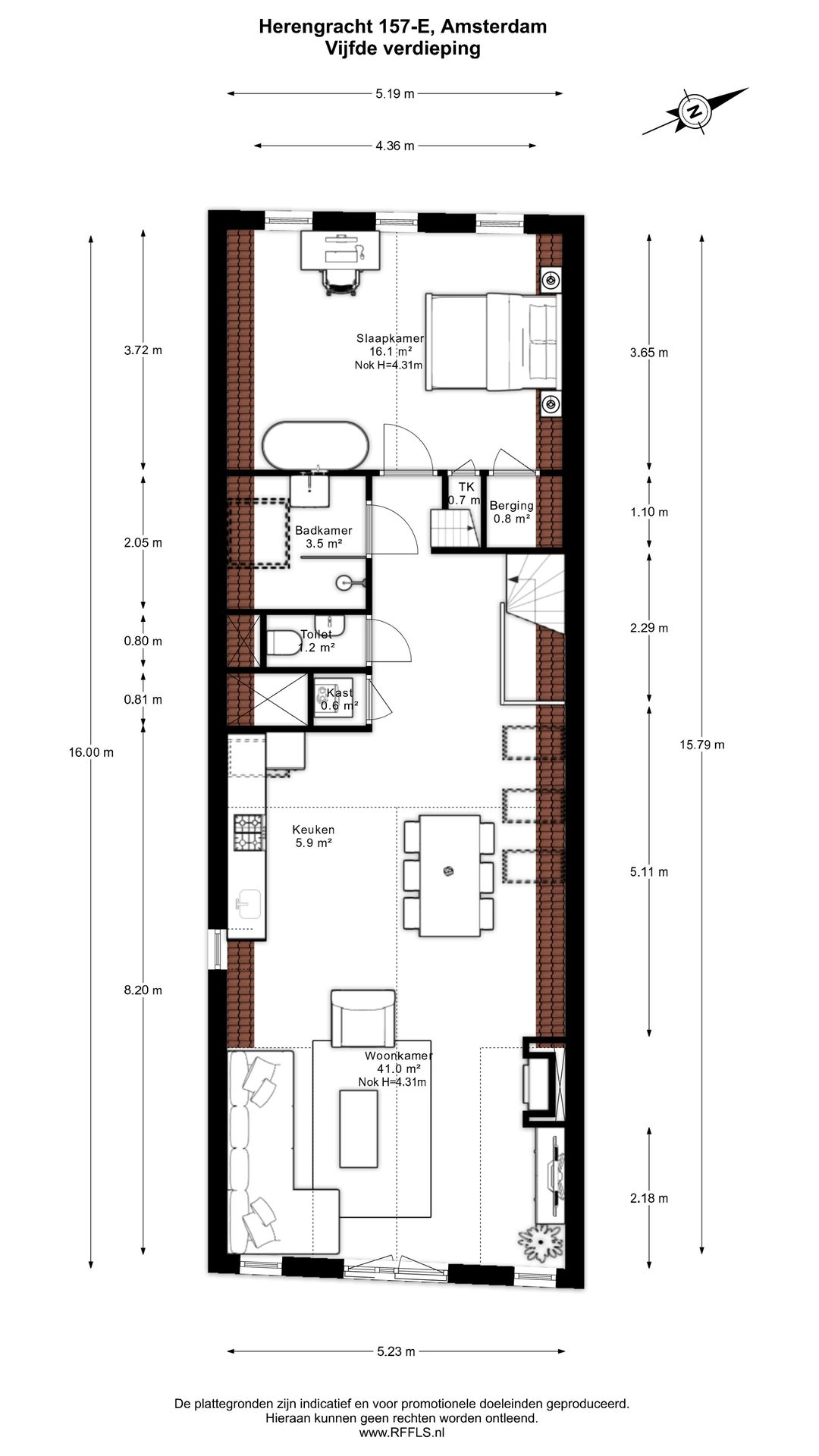 Foto 32 van Herengracht 157-E