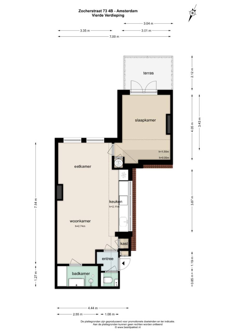 Foto 36 van Zocherstraat 73-4B