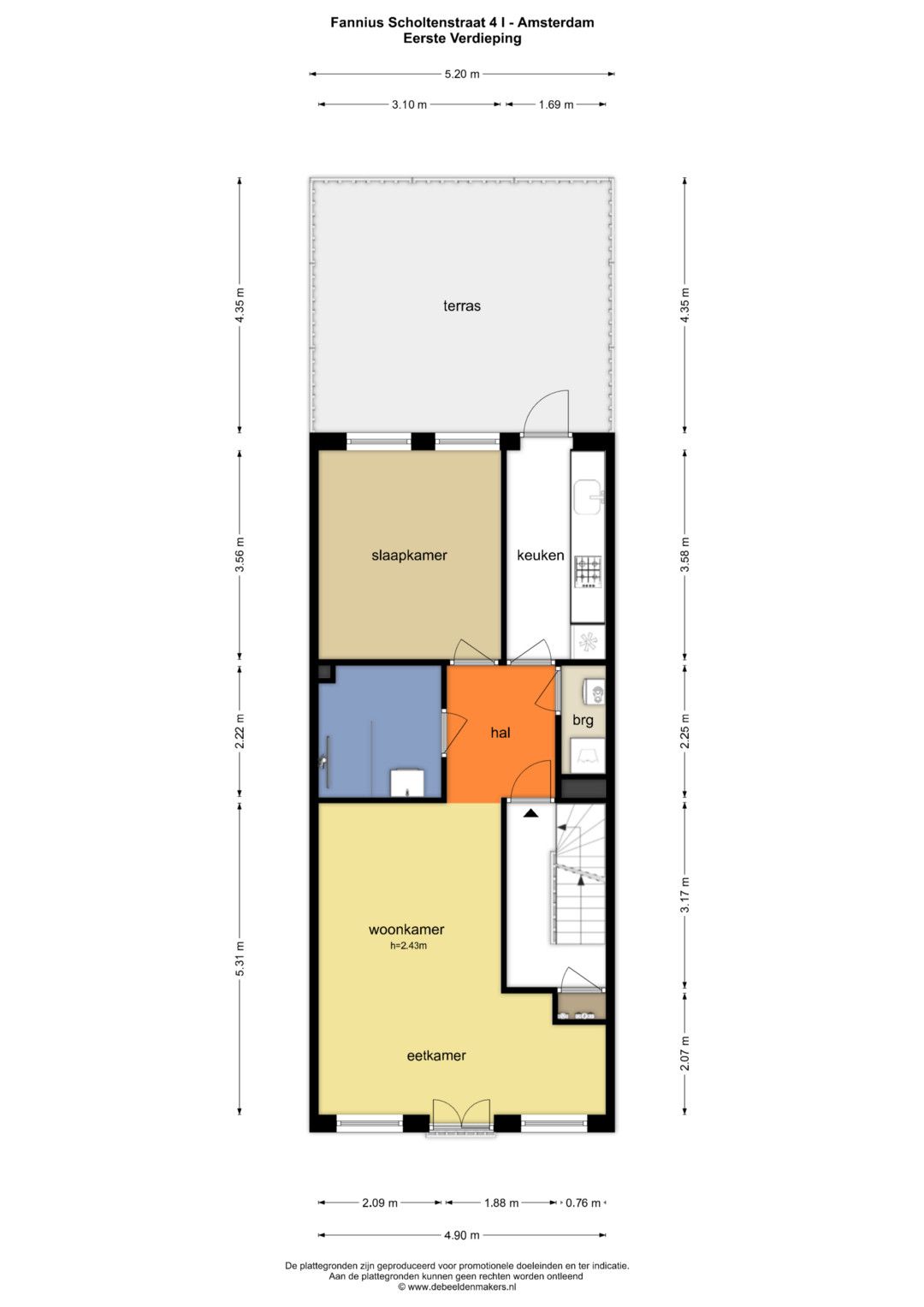 Foto 19 van Fannius Scholtenstraat 4-1