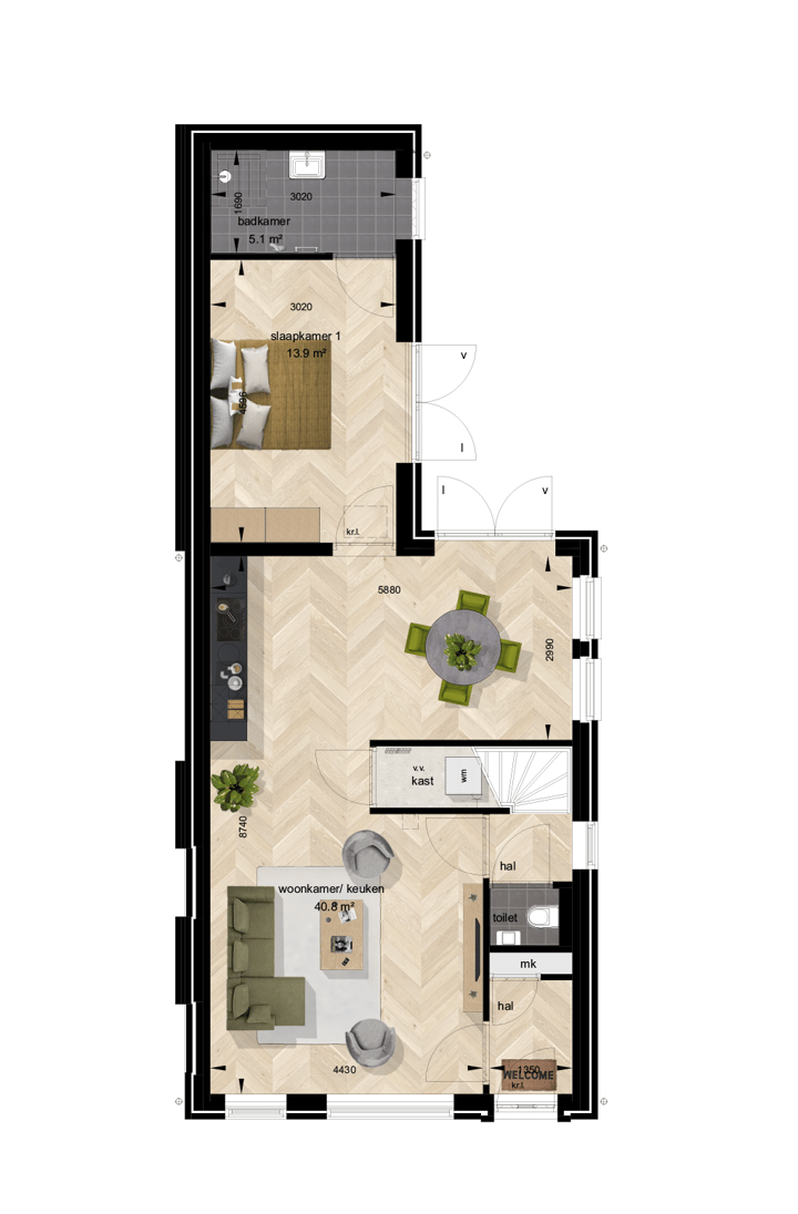 Foto 3 van Vrijstaande woning (Bouwnr. 4)