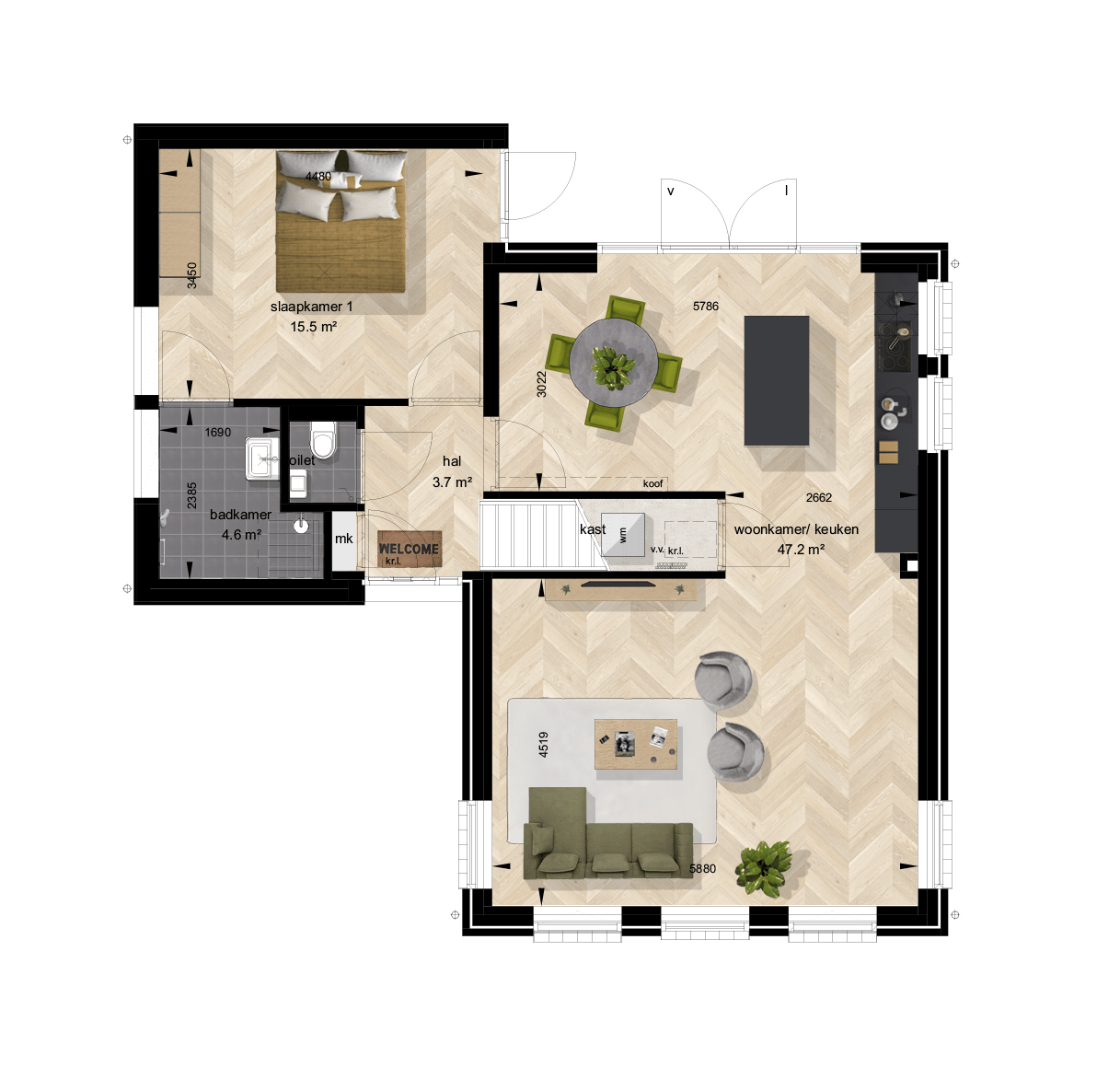 Foto 3 van Vrijstaande woning (Bouwnr. 1)