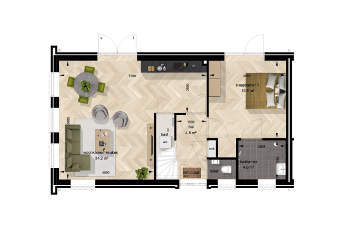 Foto 5 van Halfvrijstaande woning (Bouwnr. 2)