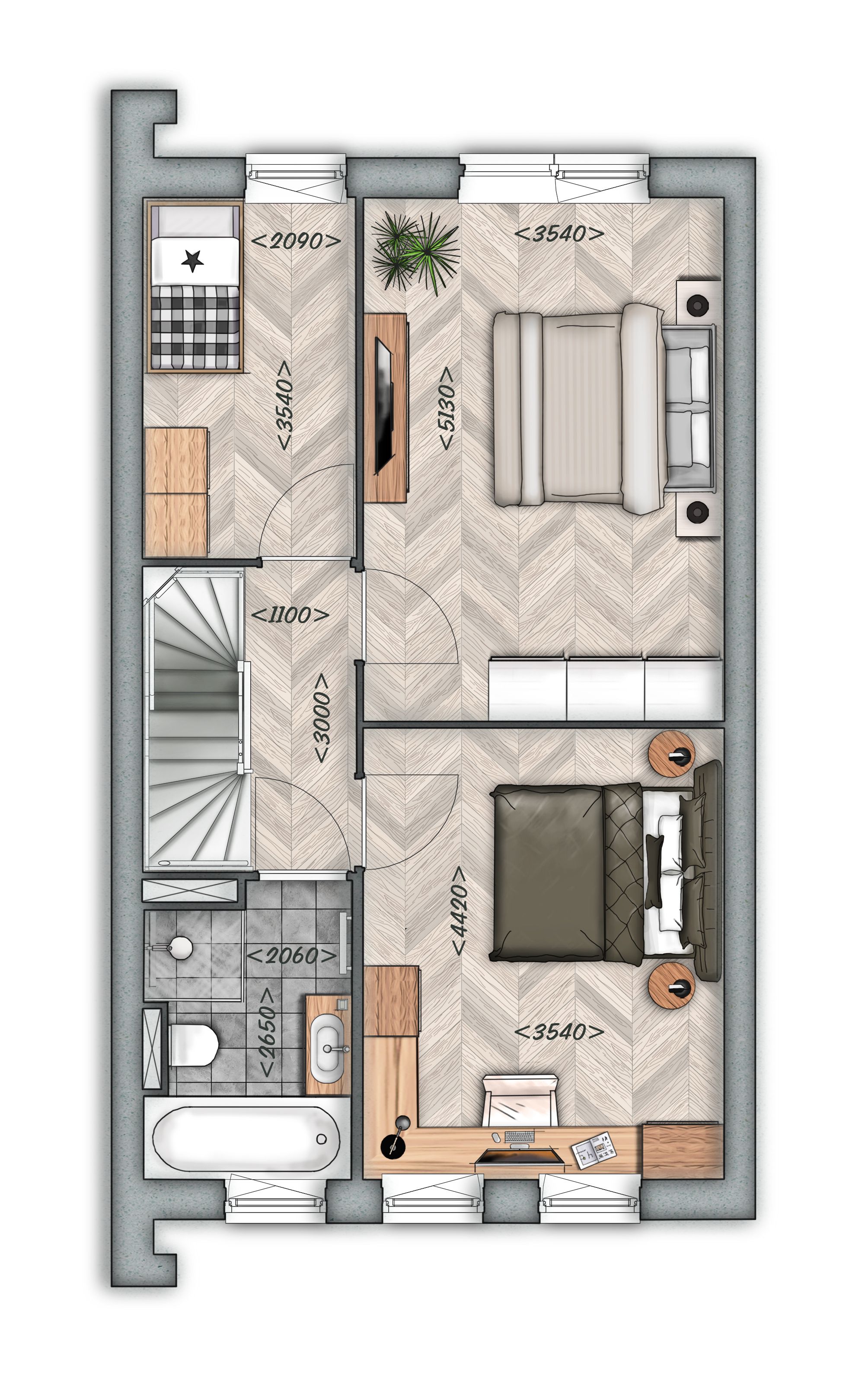 Foto 3 van TUSSENWONING | TYPE A (Bouwnr. 2)