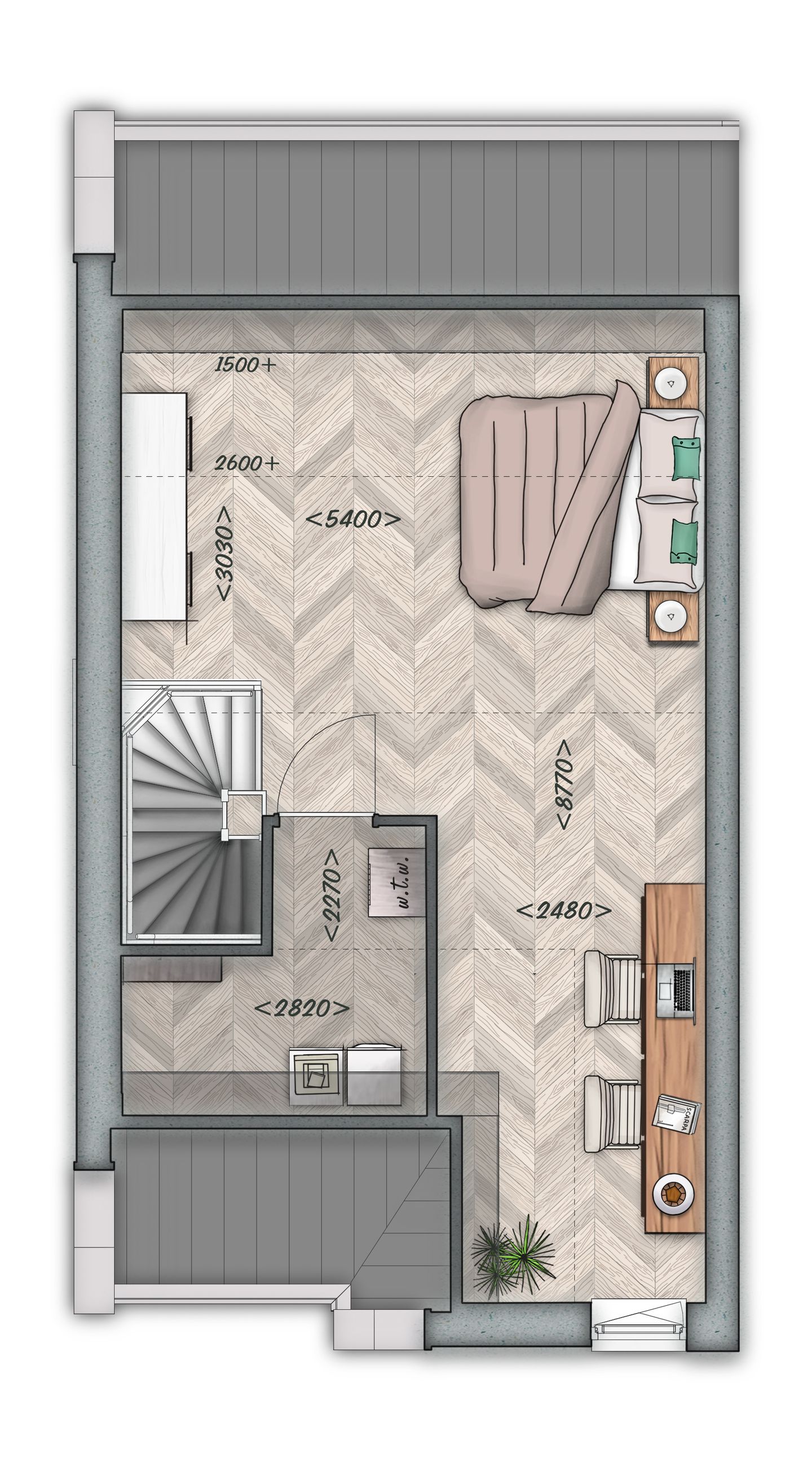 Foto 4 van 2 ONDER 1 KAPWONING MET GARAGE | TYPE D (Bouwnr. 7)