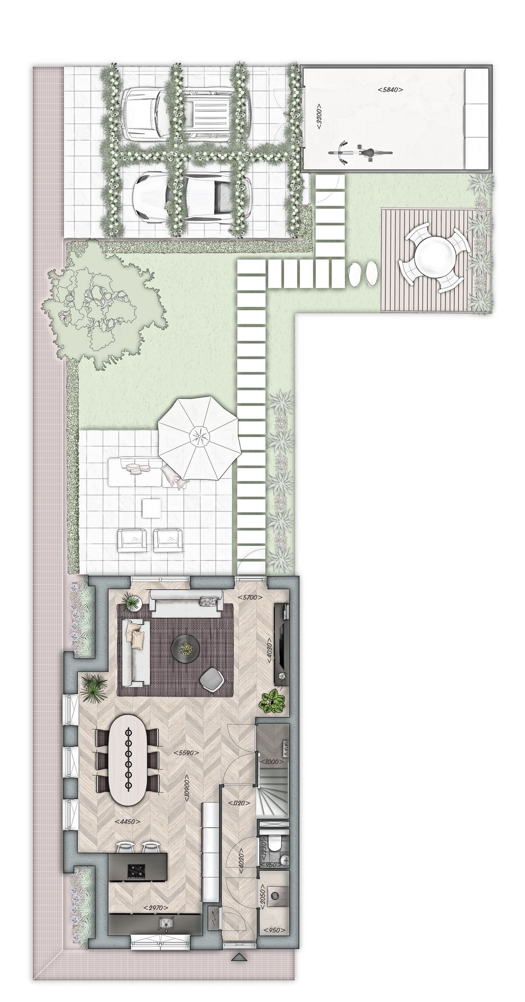 Foto 2 van 2 ONDER 1 KAPWONING MET GARAGE XL | TYPE E (Bouwnr. 5)