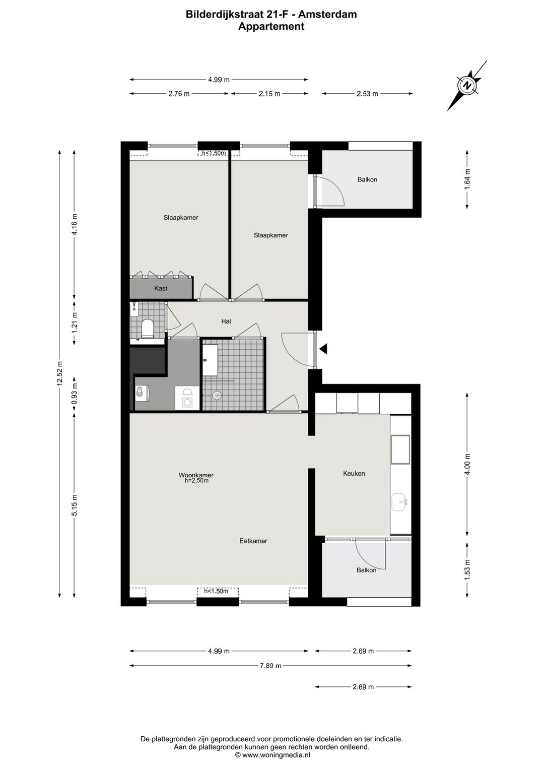 Foto 28 van Bilderdijkstraat 21-F