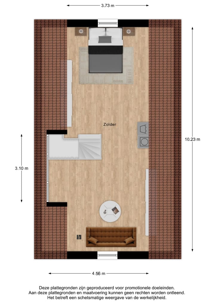 Photo 5 of Twee-onder-één-kapwoning (Bouwnr. 5)