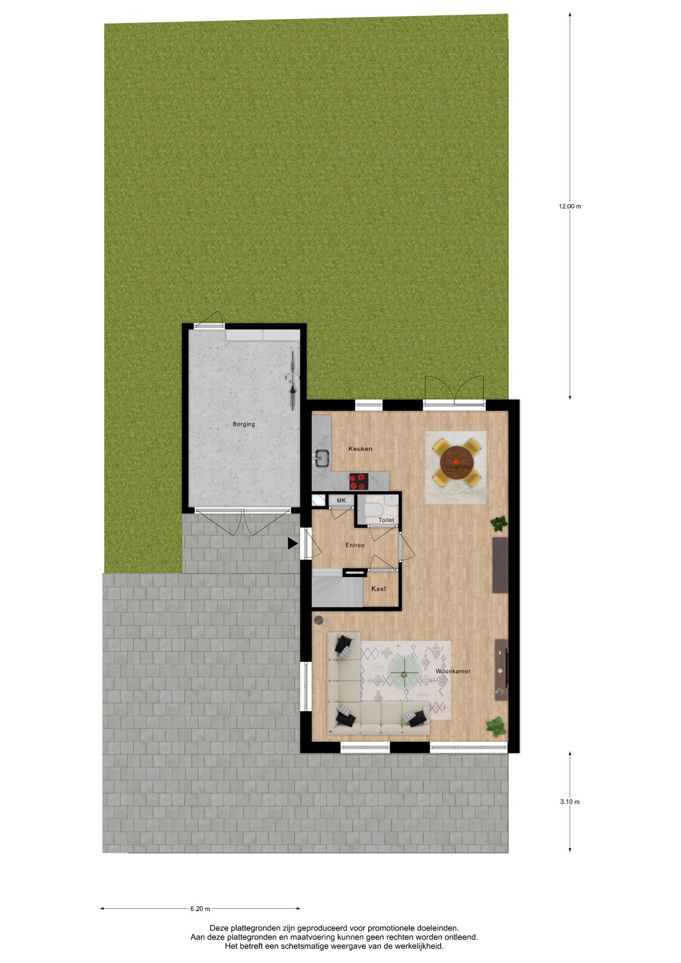 Photo 6 of Twee-onder-één-kapwoning (Bouwnr. 5)