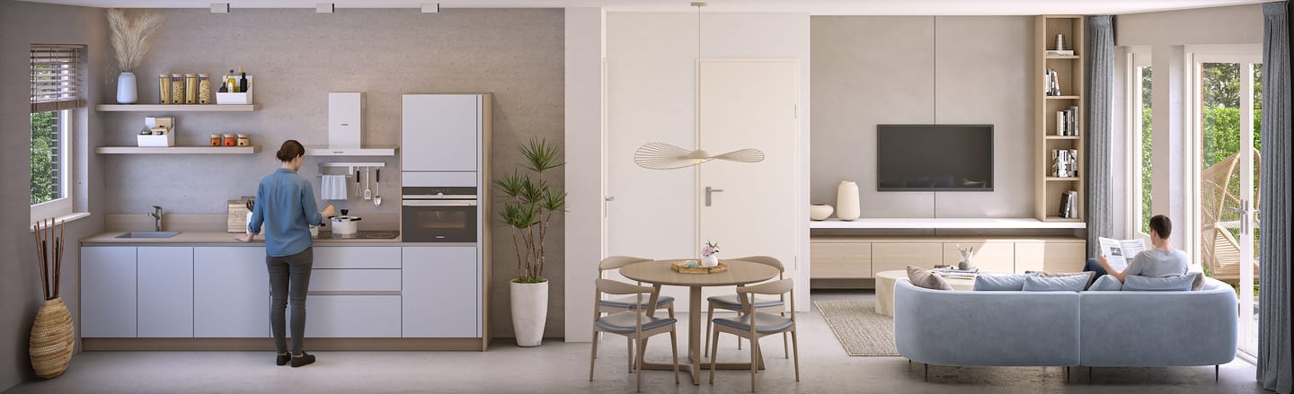 Foto 4 van Fase 3 - Tussenwoning (Bouwnr. 16)