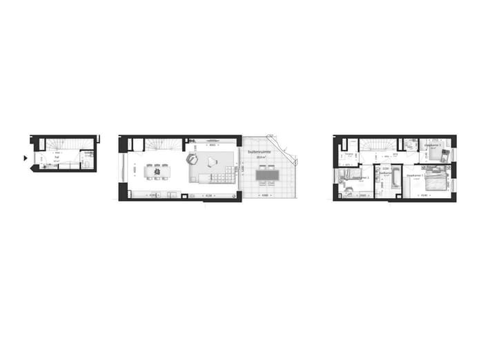 Foto 3 van Riante bovenwoning met groot terras (Bouwnr. C.20)