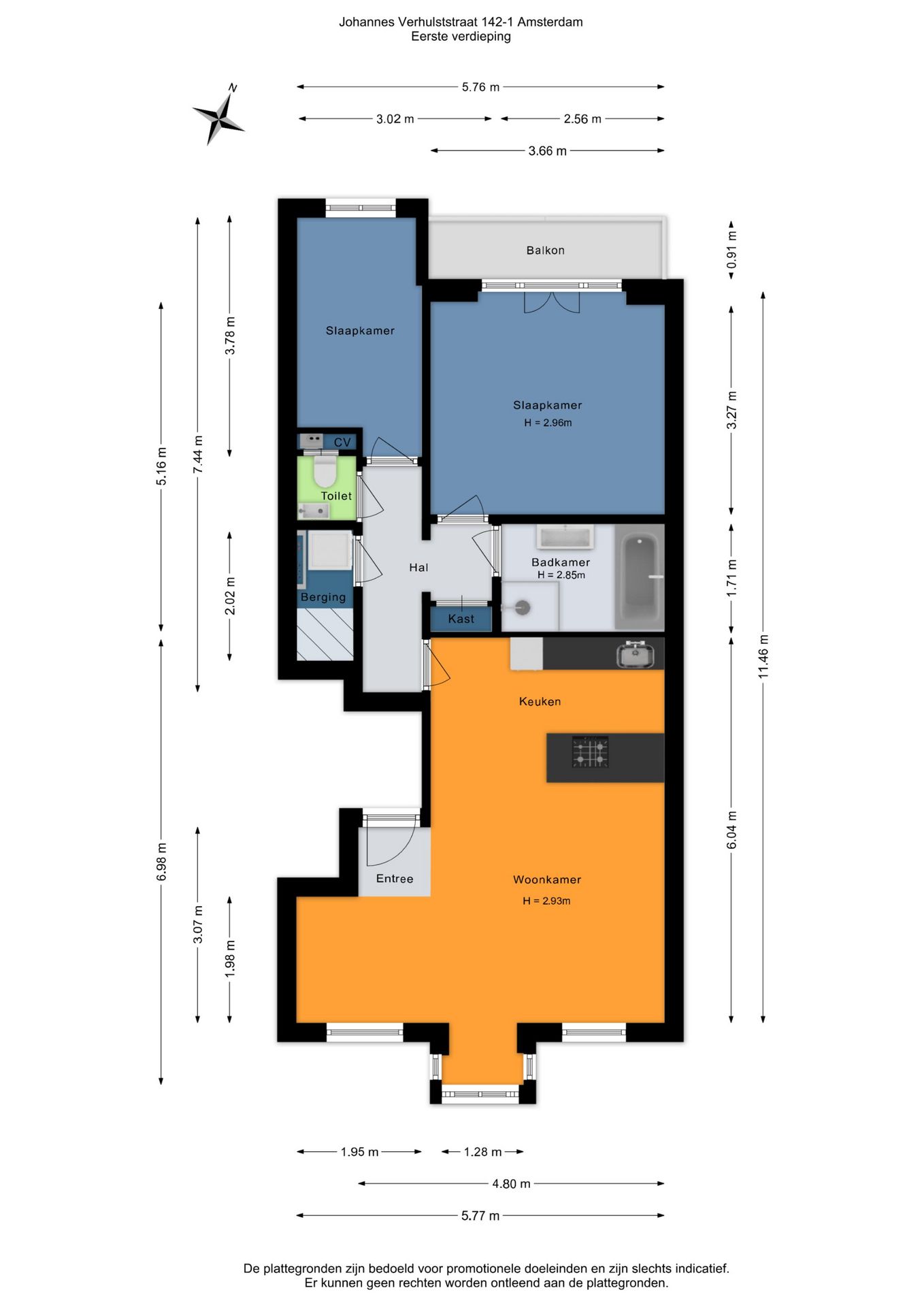 Photo 42 of Johannes Verhulststraat 142-1