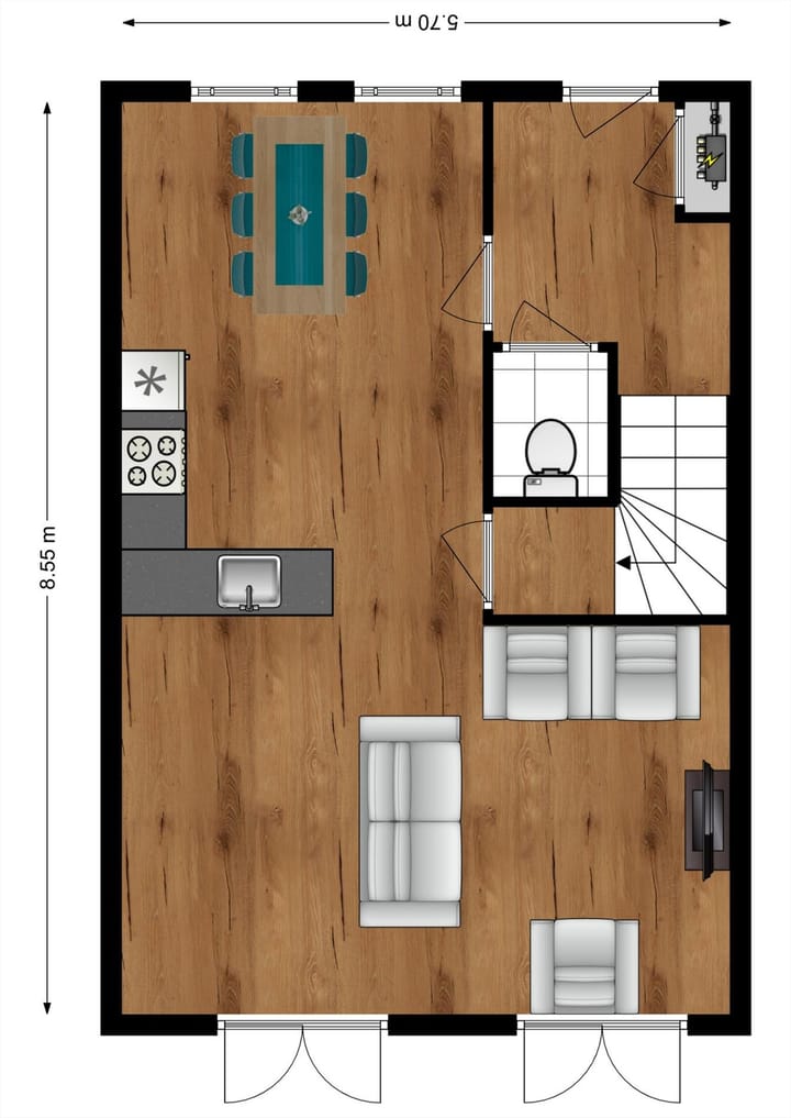 Vrijstaande woning te koop: Skânserwei 28-207, Eanjum