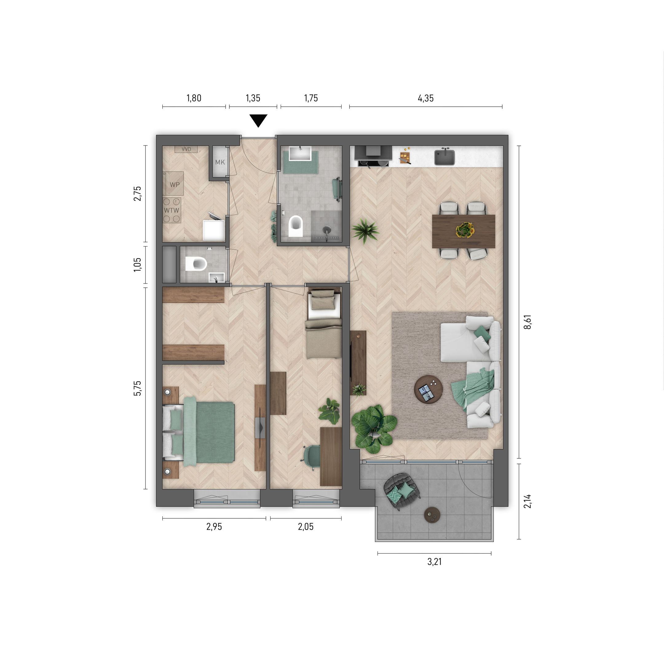 Foto 6 van Stadspassage - Type A (Bouwnr. 23)