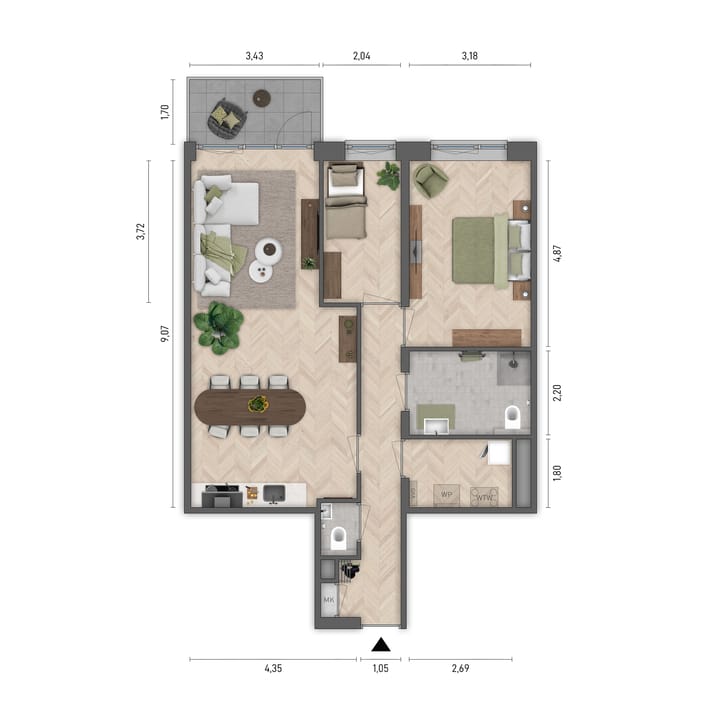 Foto 5 van Stadspassage - Type C (Bouwnr. 8)