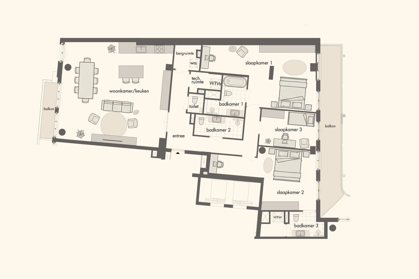 Foto 1 van Park Suites (Bouwnr. 19.26)