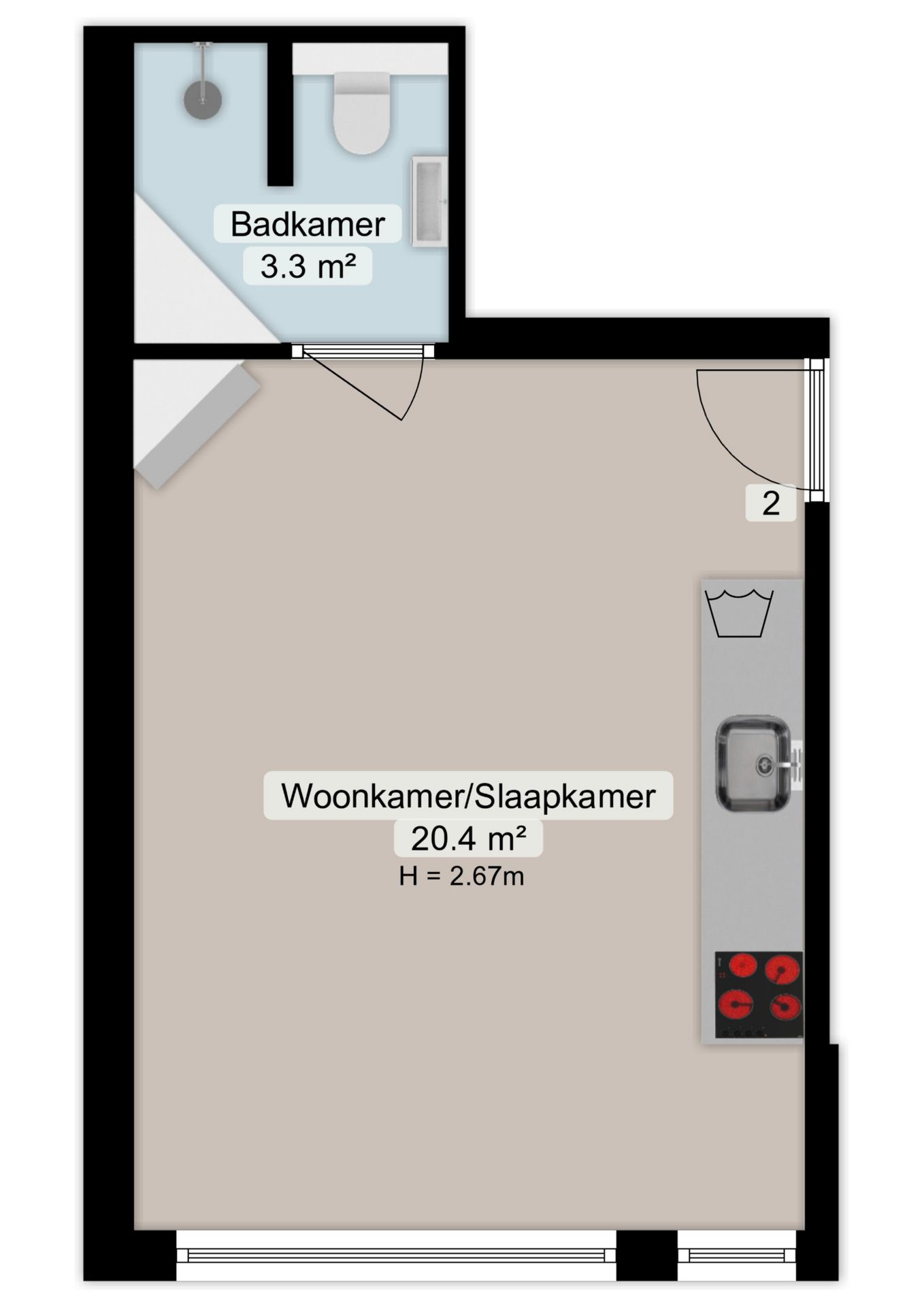 Foto 15 van Heymanslaan 3-B