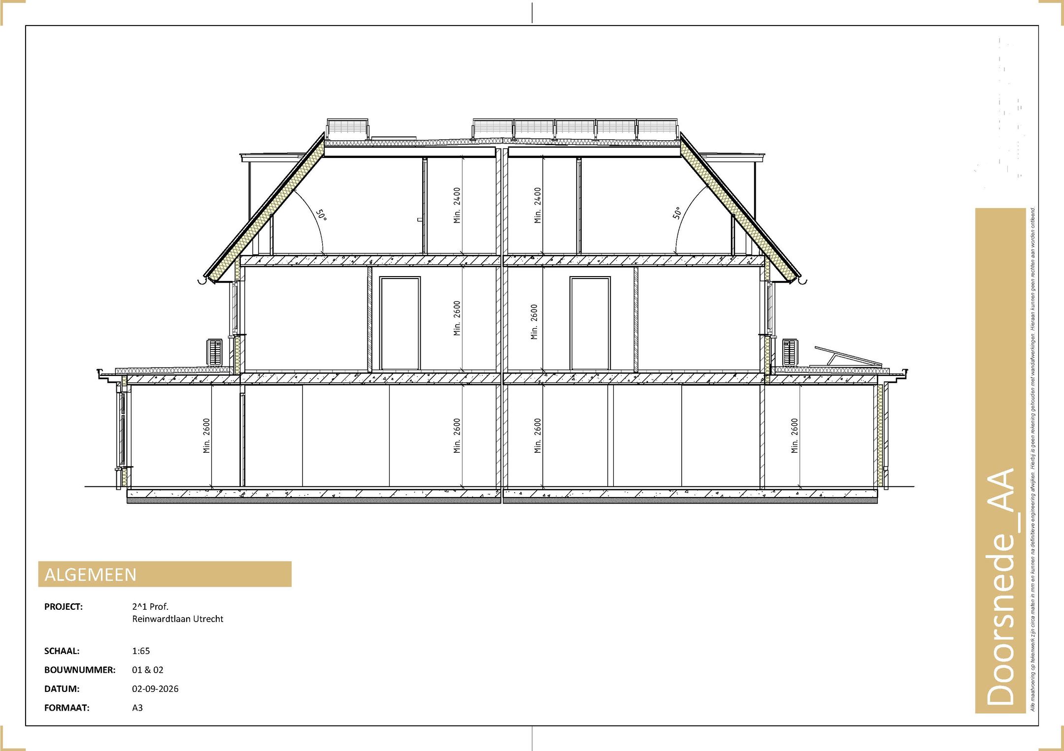 Foto 21 van Prof. Reinwardtlaan woning rechts (Bouwnr. 2)