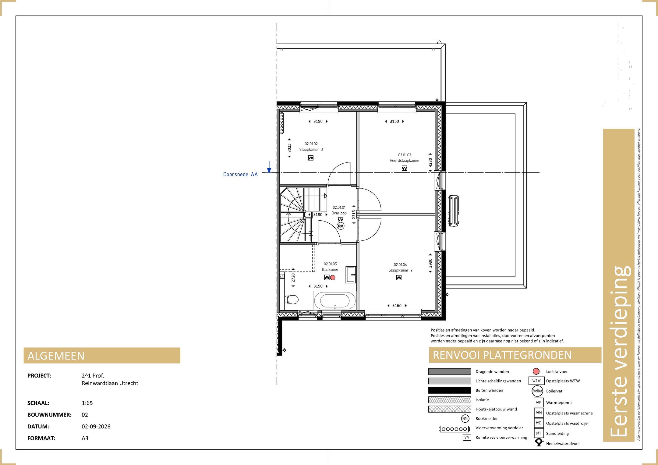 Foto 15 van Prof. Reinwardtlaan woning rechts (Bouwnr. 2)