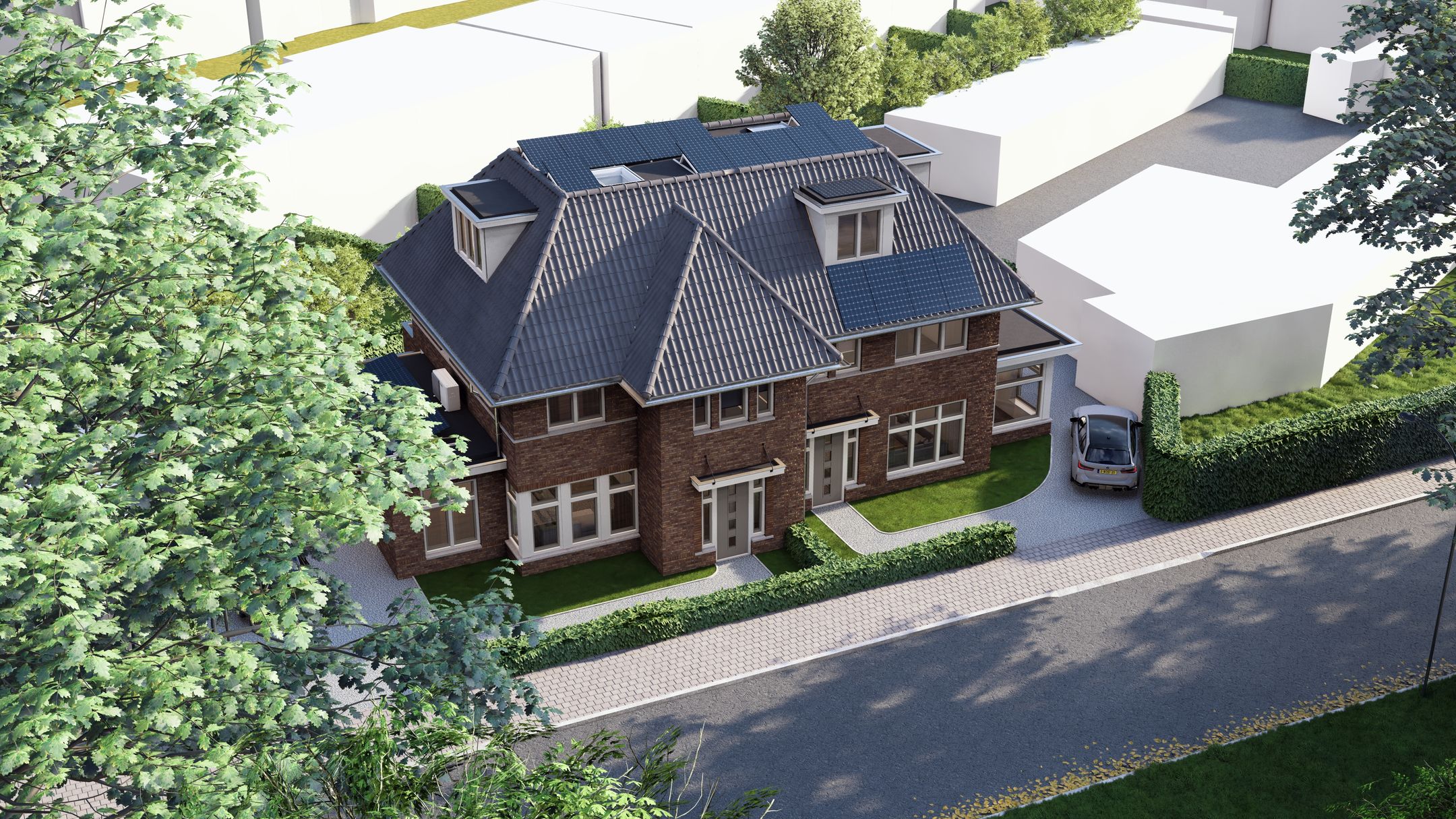 Foto 12 van Prof. Reinwardtlaan woning rechts (Bouwnr. 2)