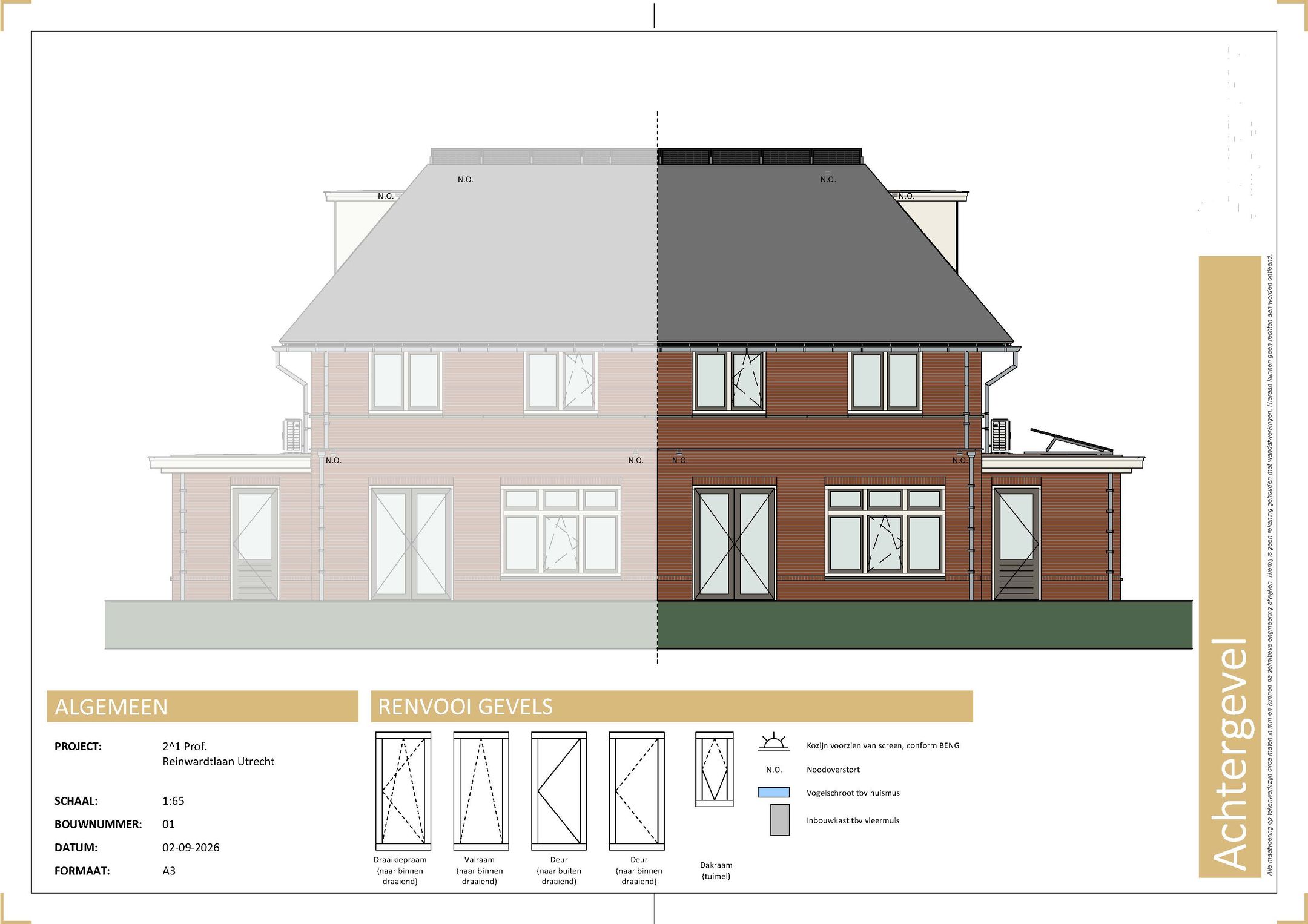 Photo 18 of Prof. Reinwardtlaan woning links (Bouwnr. 1)