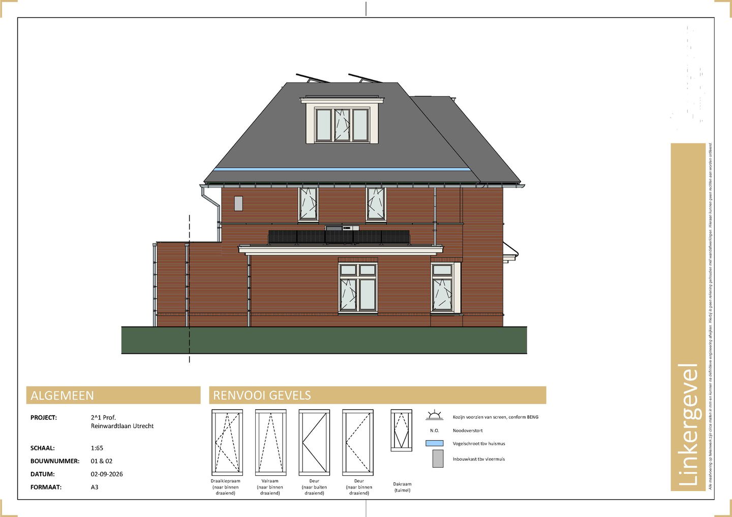 Photo 19 of Prof. Reinwardtlaan woning links (Bouwnr. 1)