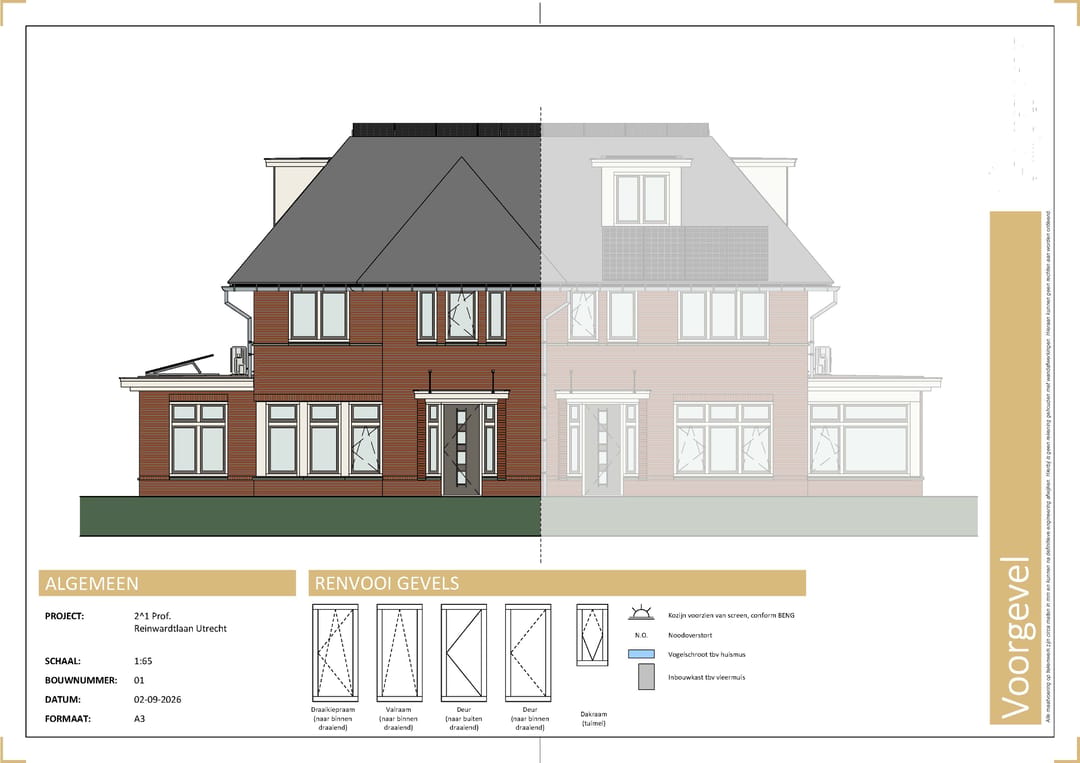 Photo 16 of Prof. Reinwardtlaan woning links (Bouwnr. 1)