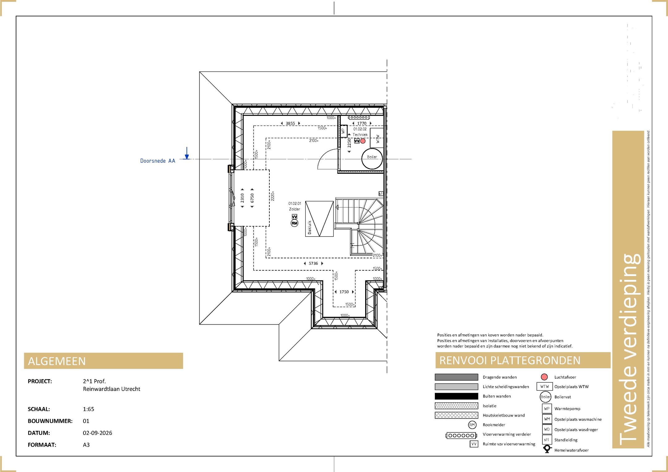 Photo 15 of Prof. Reinwardtlaan woning links (Bouwnr. 1)