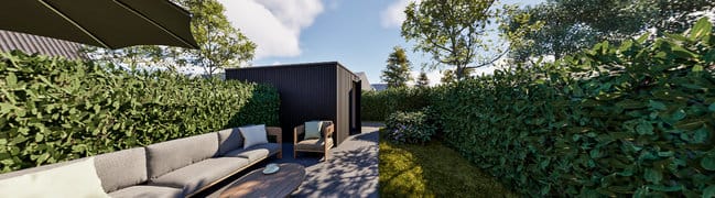 Achtertuin