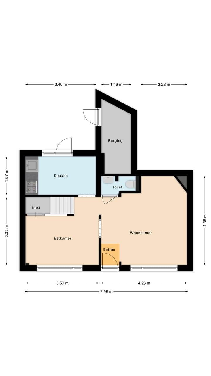 Tussenwoning te koop: Jonge Arnoldusstraat 89, Zaandam