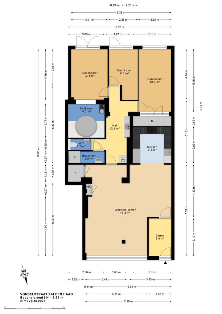 Appartement te koop: Vondelstraat 214, 'S-Gravenhage