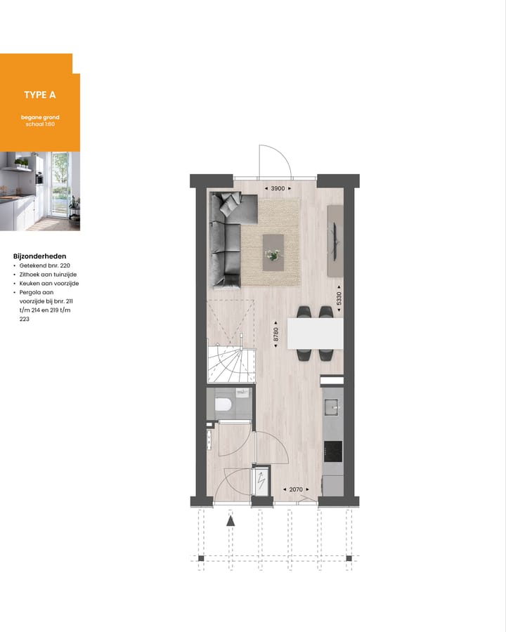 Foto 4 van Tussenwoning | TYPE A (Bouwnr. 221)