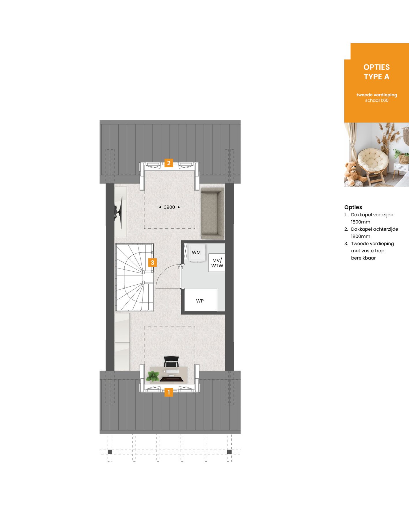 Foto 9 van Tussenwoning | TYPE A (Bouwnr. 221)