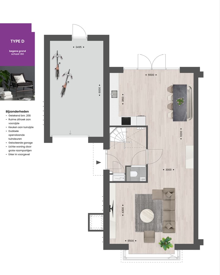 Foto 4 van Tweekapper | TYPE D (Bouwnr. 208.)