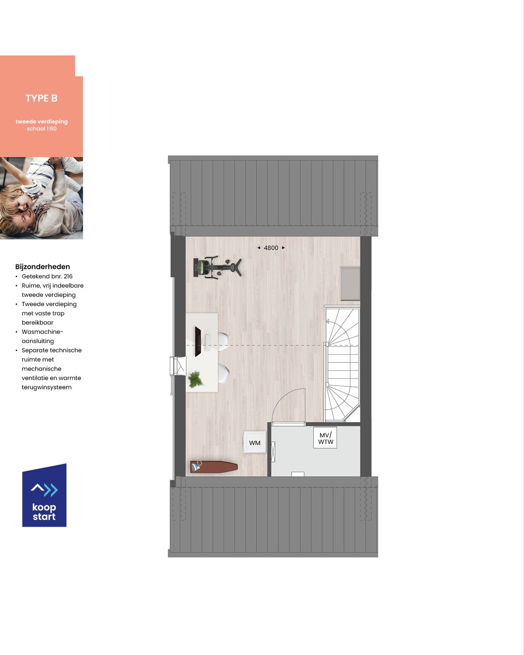 Photo 8 of Hoekwoning | TYPE B (Bouwnr. 201)