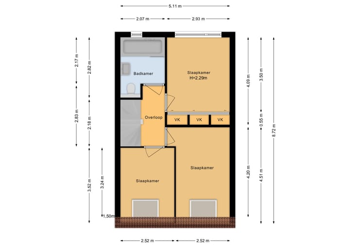 Tussenwoning te koop: Kruiszwin 3107, Julianadorp