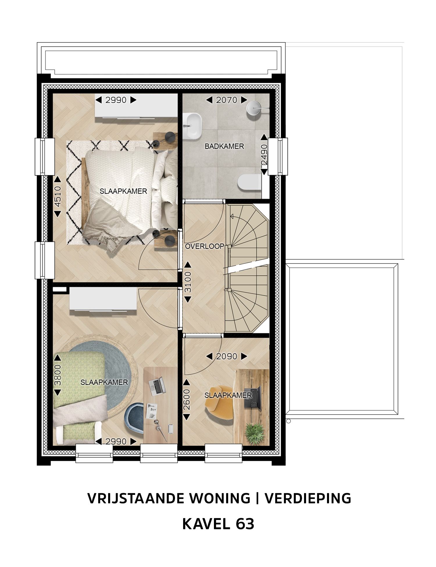 Photo 9 of Vrijstaande woningen (Bouwnr. 63)