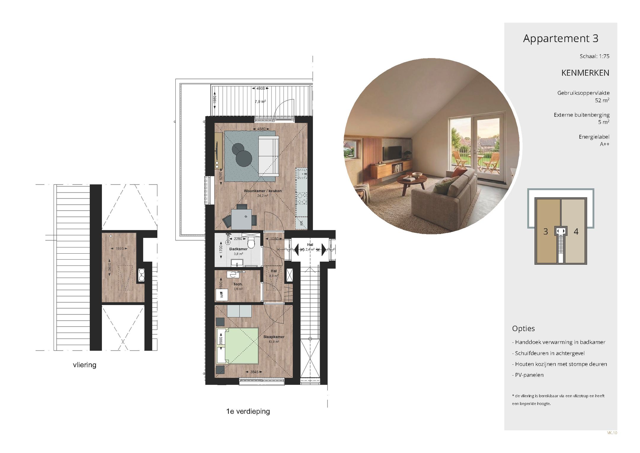 Foto 6 van Appartement (Bouwnr. 3)