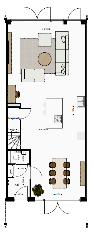 Foto 9 van Tussenwoning - STIJL. (Bouwnr. 3)