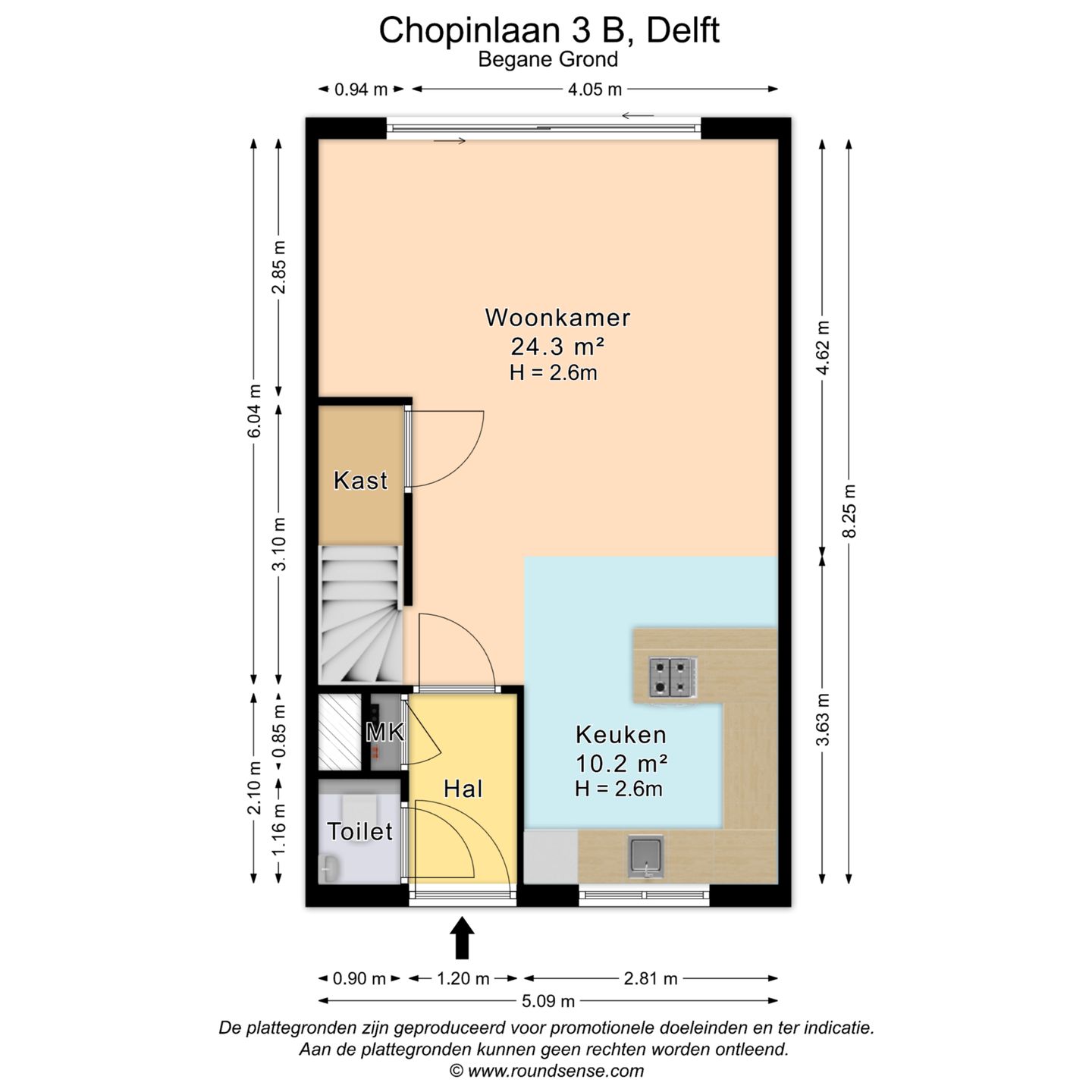 Foto 10 van Chopinlaan 3-B