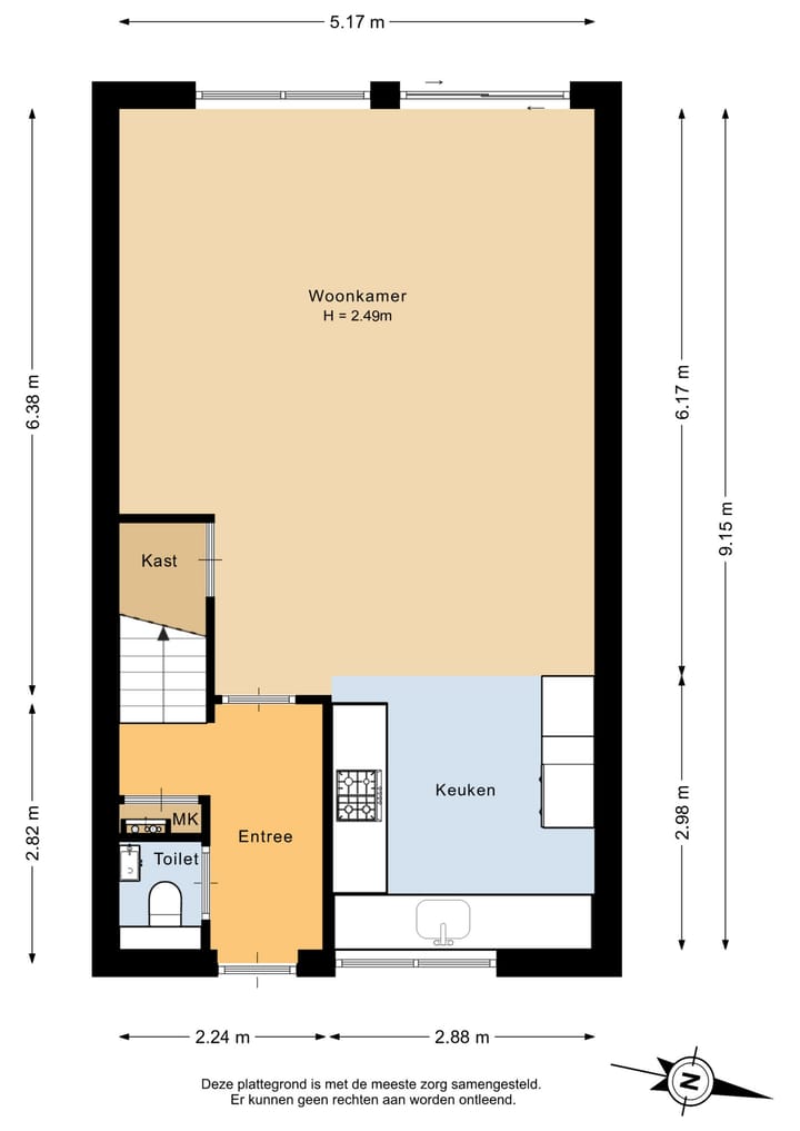 Tussenwoning te koop: Weiteveen 3, Zaandam