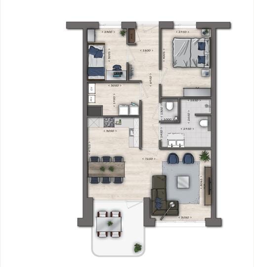 Appartement te huur: De Clomp 3174, Zeist