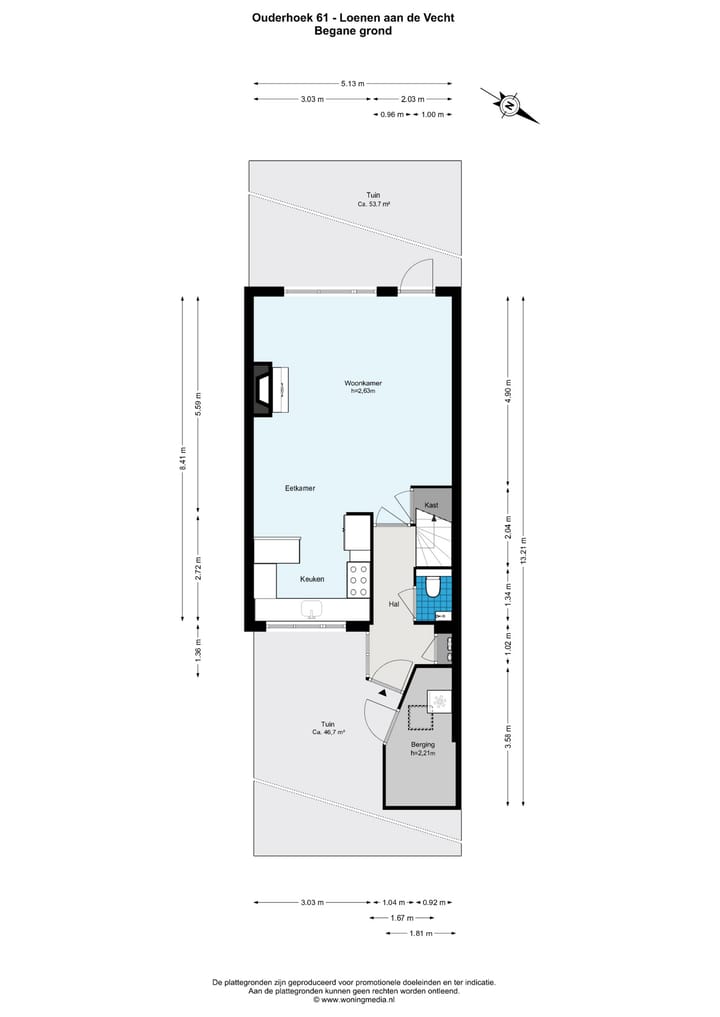 Tussenwoning te koop: Ouderhoek 61, Loenen Aan De Vecht