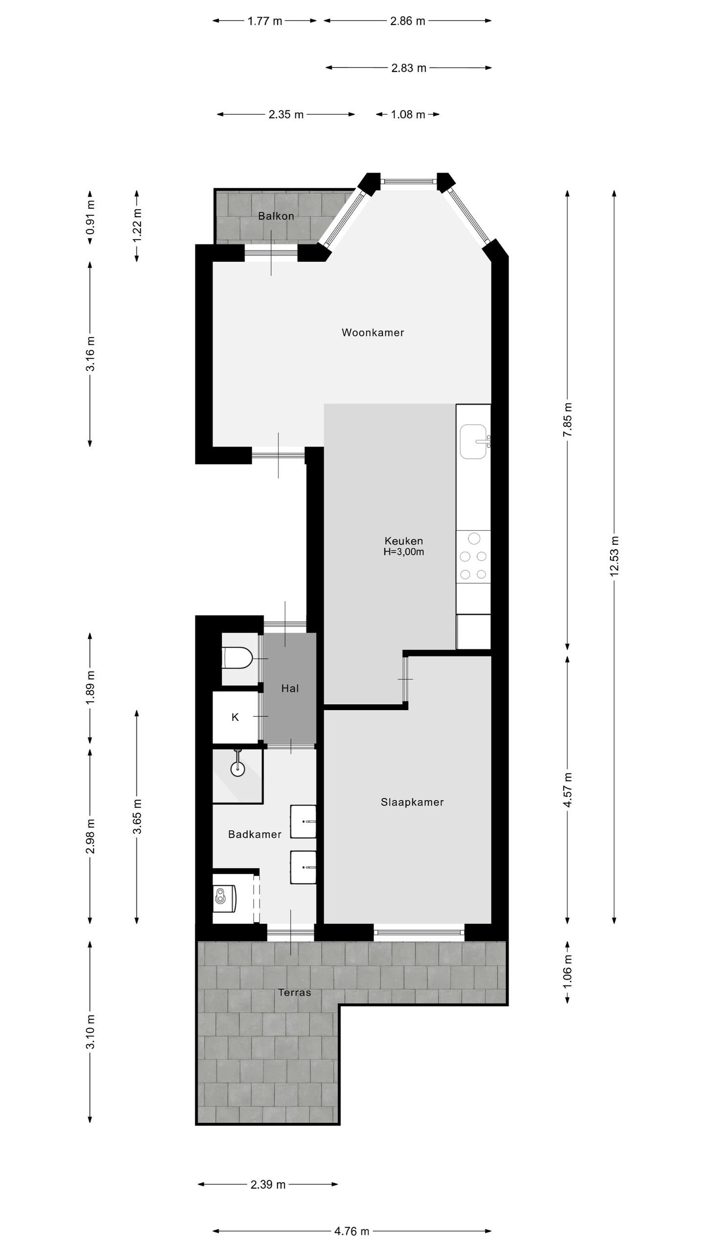 Foto 25 van Oudedijk 182-B01