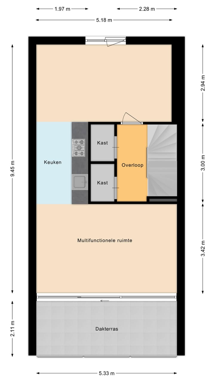 Tussenwoning te koop: Bloemweg 75, Amersfoort