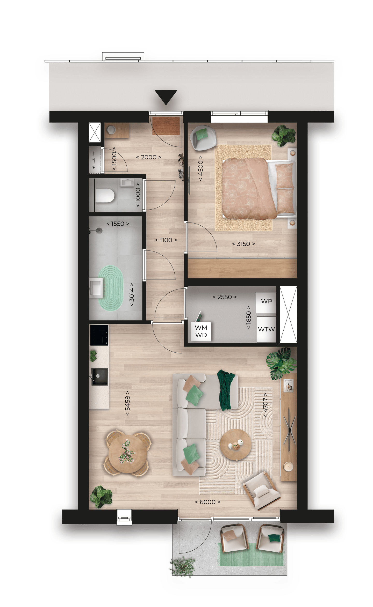 Foto 5 van Appartement (Bouwnr. 30)