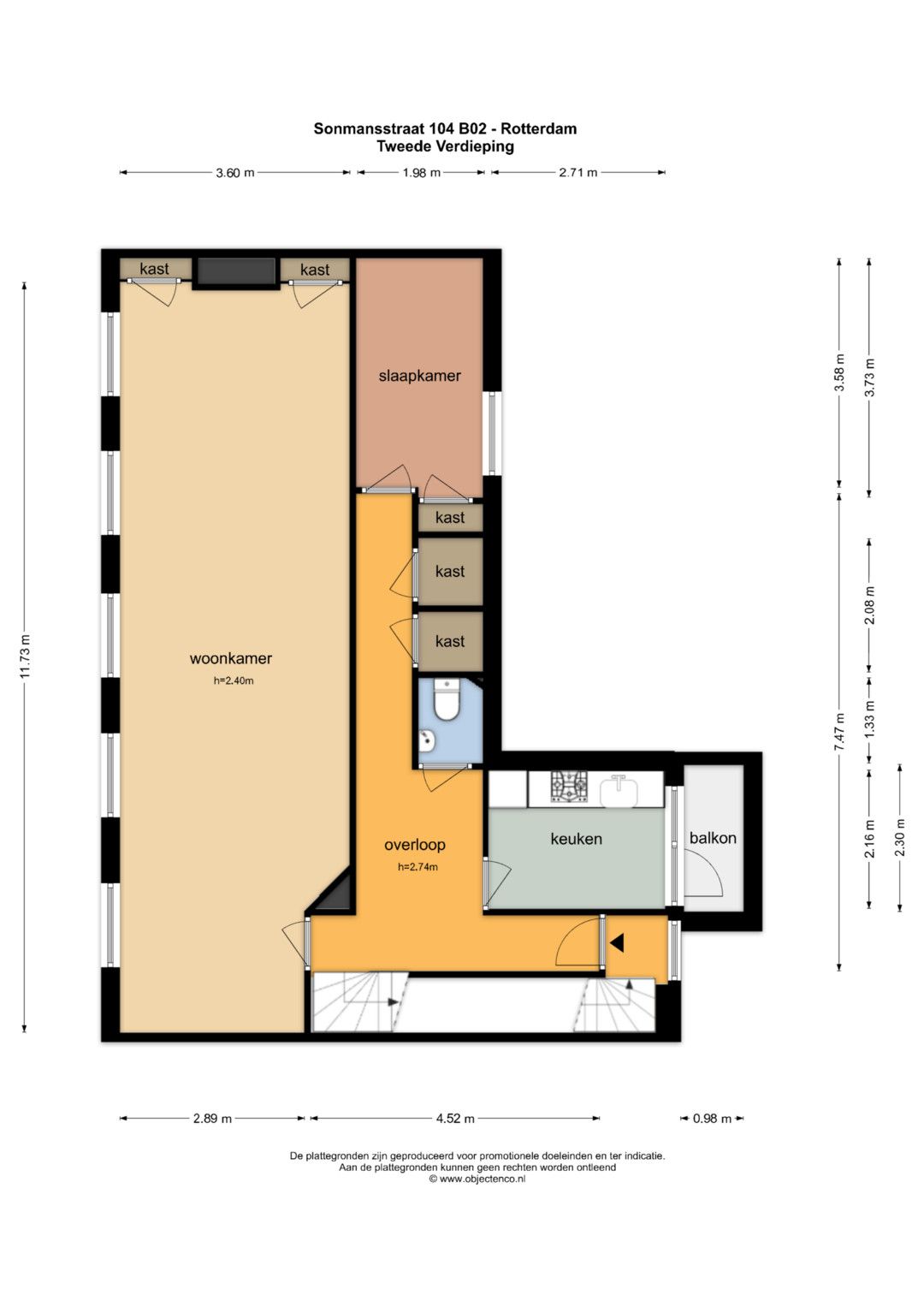 Foto 31 van Sonmansstraat 104-B02